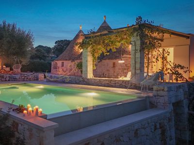 TD Trulli Terralta Panoramic Pool Over Countryside