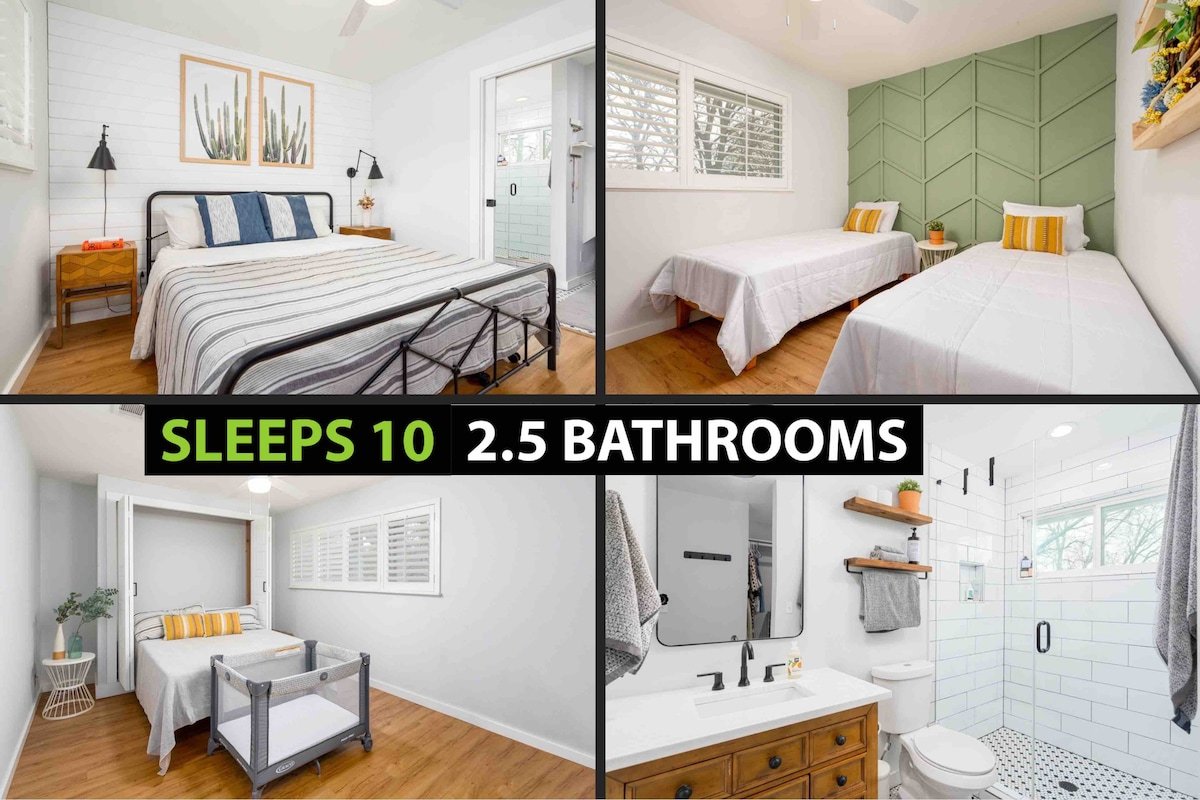 10 Min to Downtown | Luxury Home w Pool Outdoor TV gallery image 5