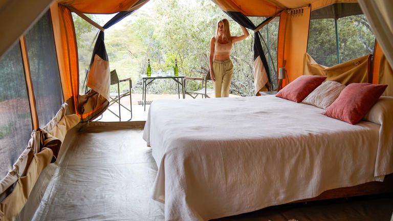Porini Giraffe Camp Standard tent