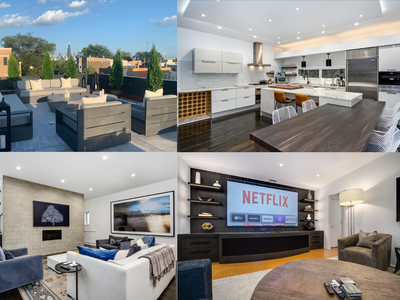 Luxe Home with Skyline Rooftop – Sleeps 10