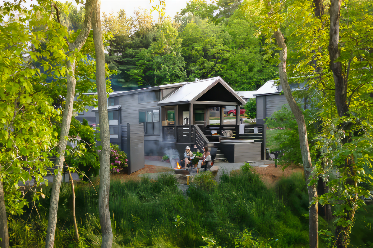 Asheville River Cabins Premium Riverview Cabin