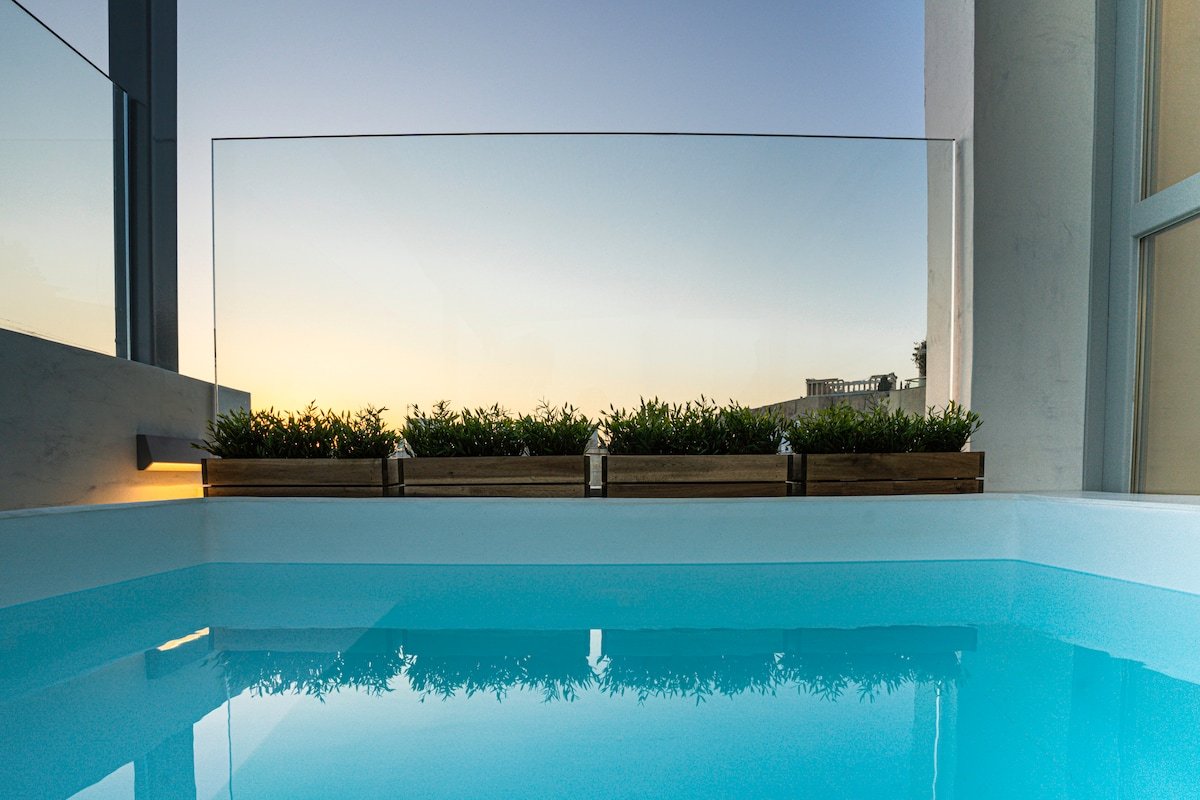 Acropolis view penthouse w/ heated plunge pool gallery image 3