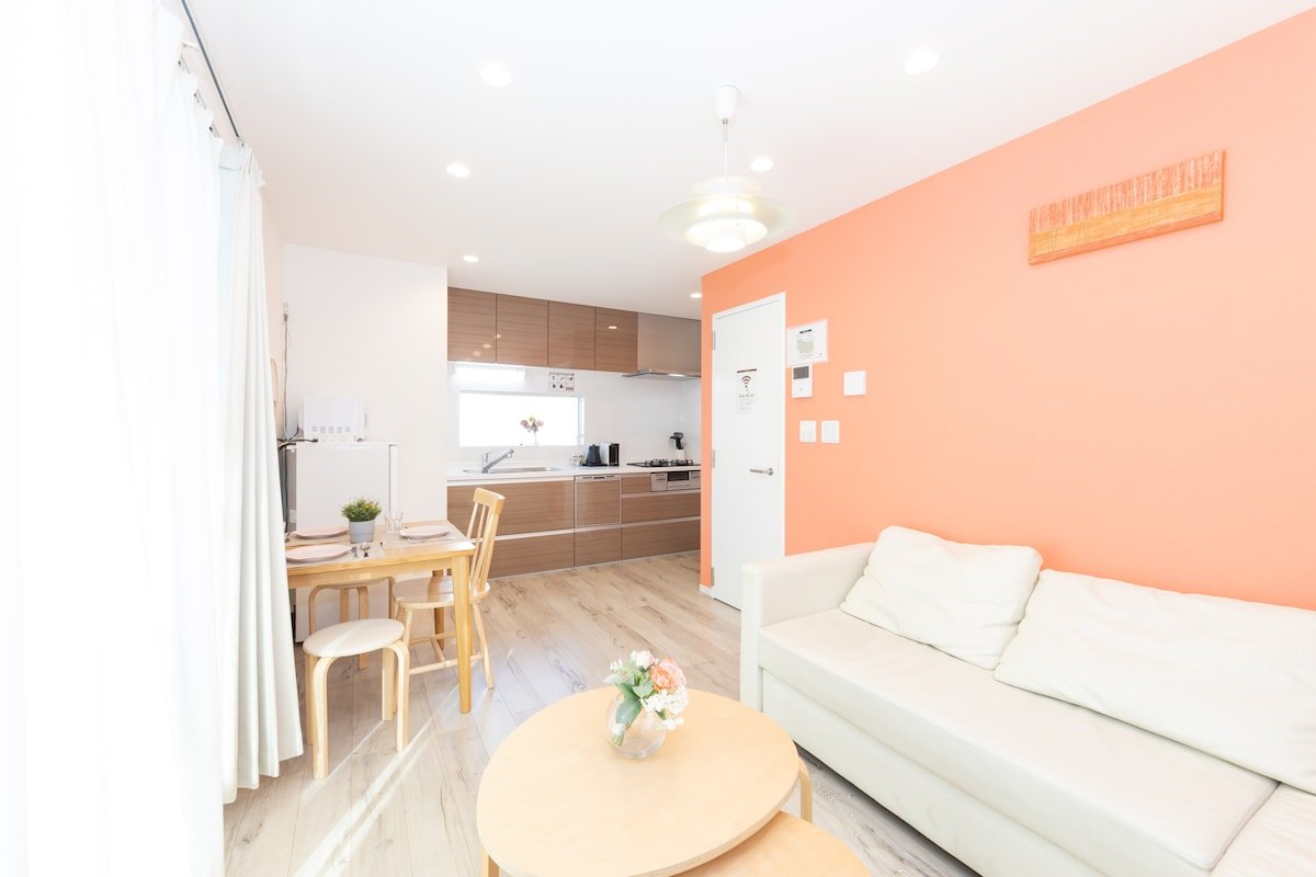 【中井2】新宿1駅5分/広々3LDK貸切/ベッド3台・2BDL/床暖房＆大型キッチン完備の快適ハウス gallery image 2