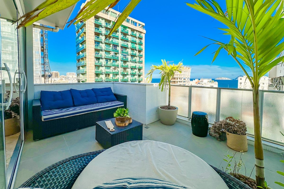 Cobertura vista mar com Piscina na Praia Ipanema gallery image 4