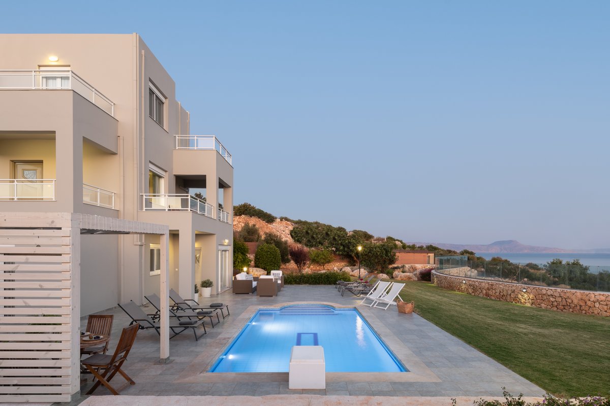 Anemolia Seaview Villa, Private Pool & Lush Garden