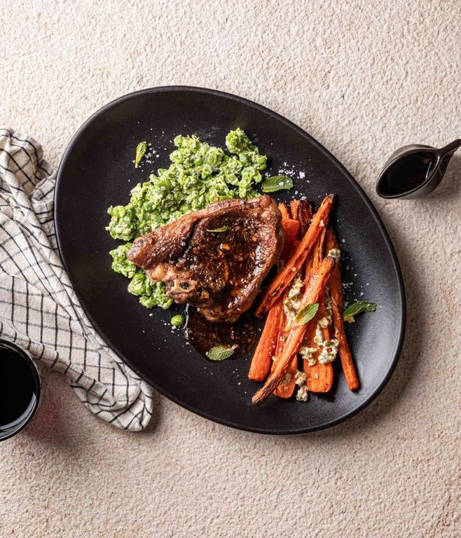 Photo of Lamb Chop & Minty Peas