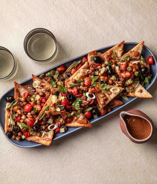 Photo of Mediterranean Chickpeas & Pita Chips