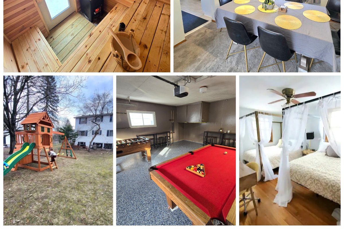 NEW Sauna | Games | Airport | Fun | Spacious