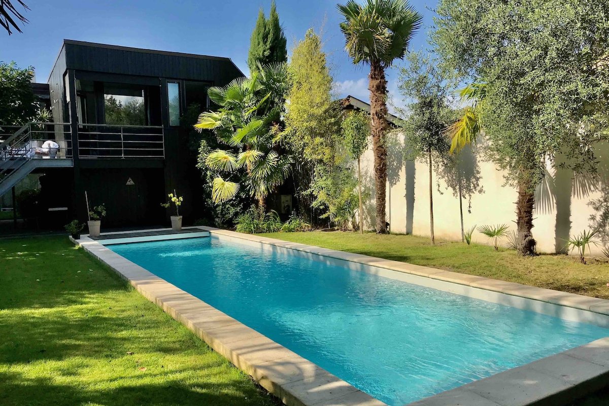 Maison moderne, piscine Bordeaux le Bouscat gallery image 2