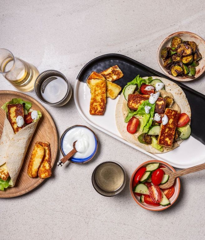 Photo of Halloumi & Baby Marrow Wrap