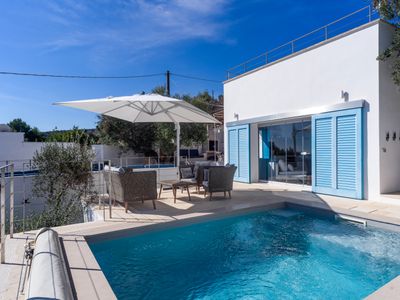 Villa Adria – Pool and Terrace Overlooking the Sea