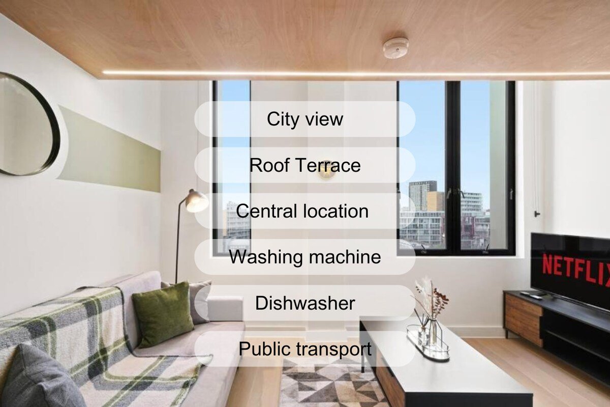 Roof terrace access, Walk to City Centre. gallery image 3