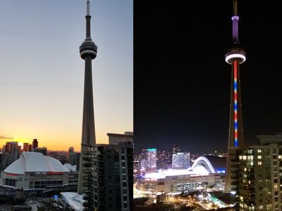 Stunning Lake/CN Tower View: 2BR+2BA, Free Parking