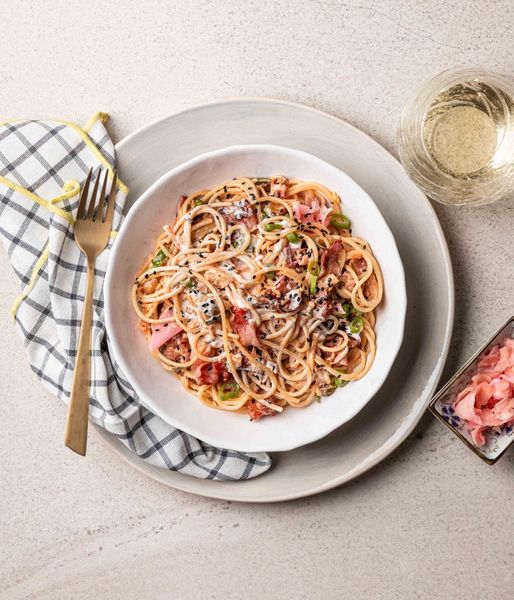Photo of Bacon Kimchi Pasta