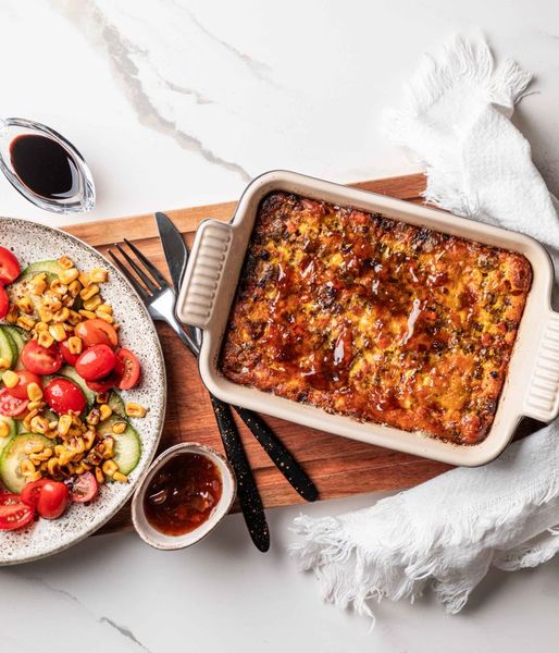 Photo of Lamb Bobotie & Charred Corn Salad