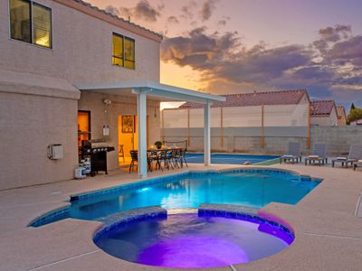 Rare 6BR Gem w/ Pickleball, Pool, & Arcade in NLV