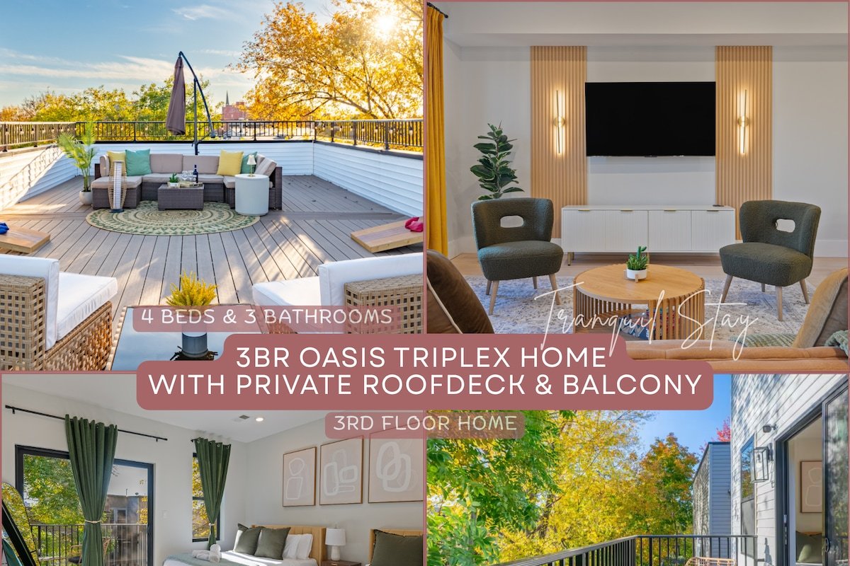 Huge Roofdeck!Easy PATH access to NYC 3BR+3BA Home gallery image 2