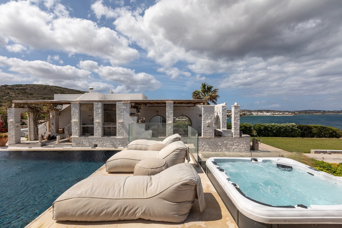 Agia Thalassa – Beachfront Private Pool Villa gallery image 2