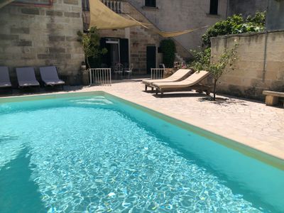 Historic apartment with pool