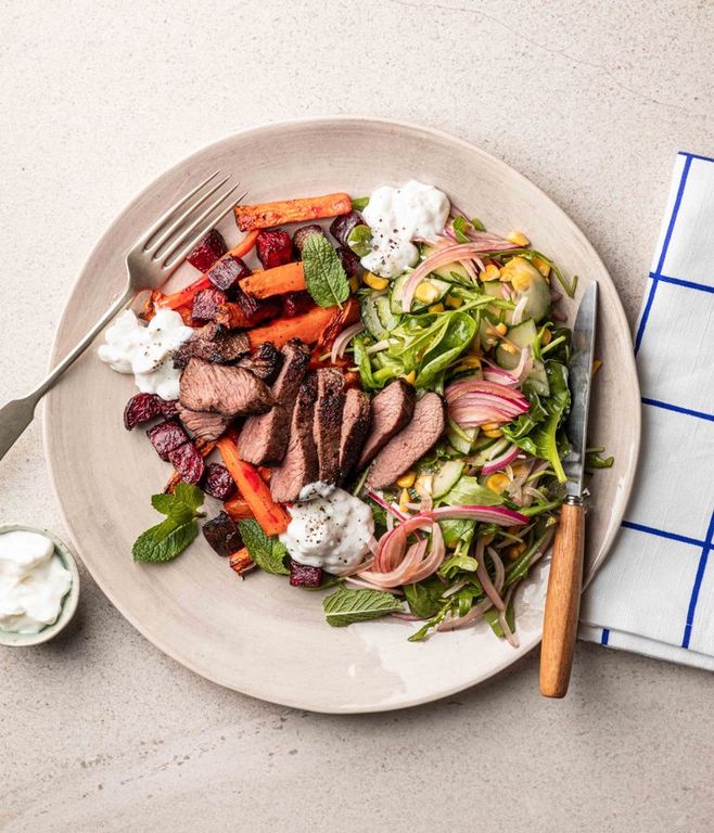 Photo of Grilled Ostrich & Roasted Veg