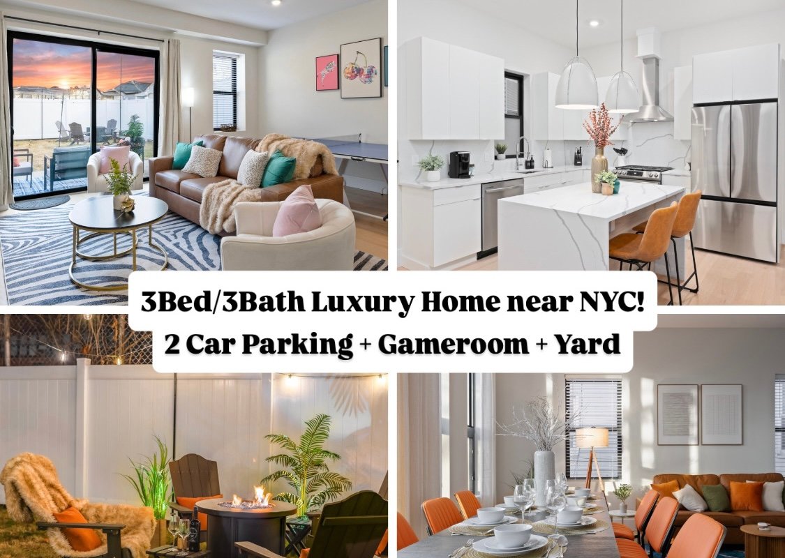 LUX 3BD/3BA Near PATH to NYC! Secure 2 Car Parking