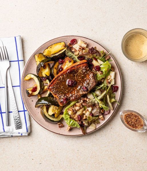 Photo of Gem Squash & Cranberry Pork Medley