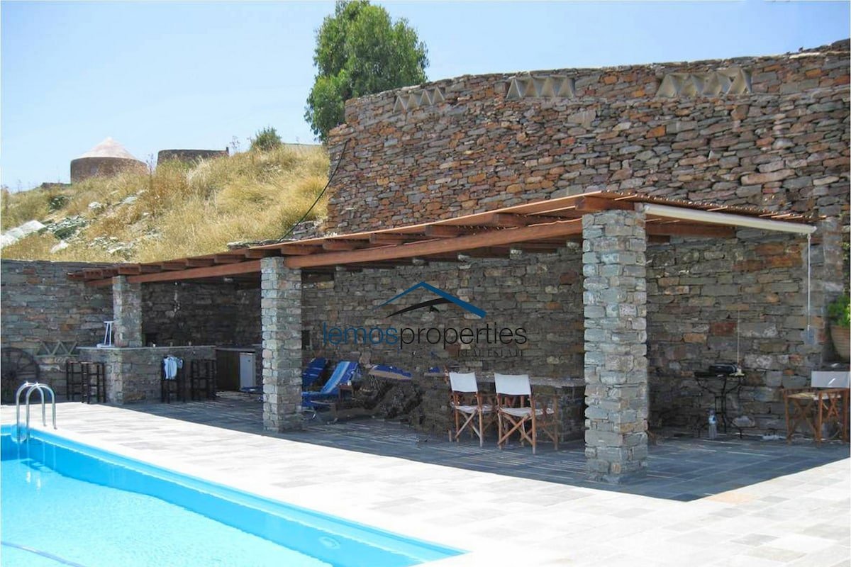 Traditional stone built windmill with a sea view gallery image 5