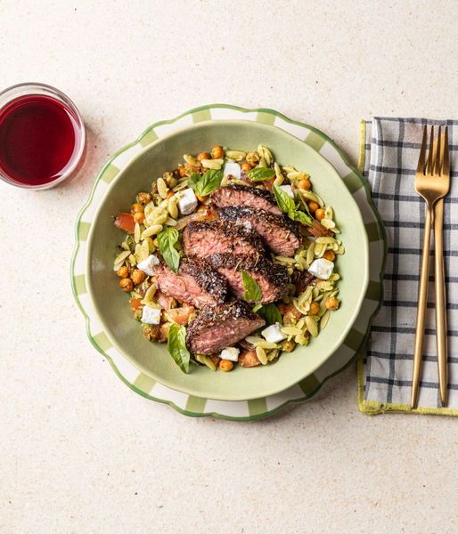 Photo of Ostrich Fillet & Pesto Orzo Salad
