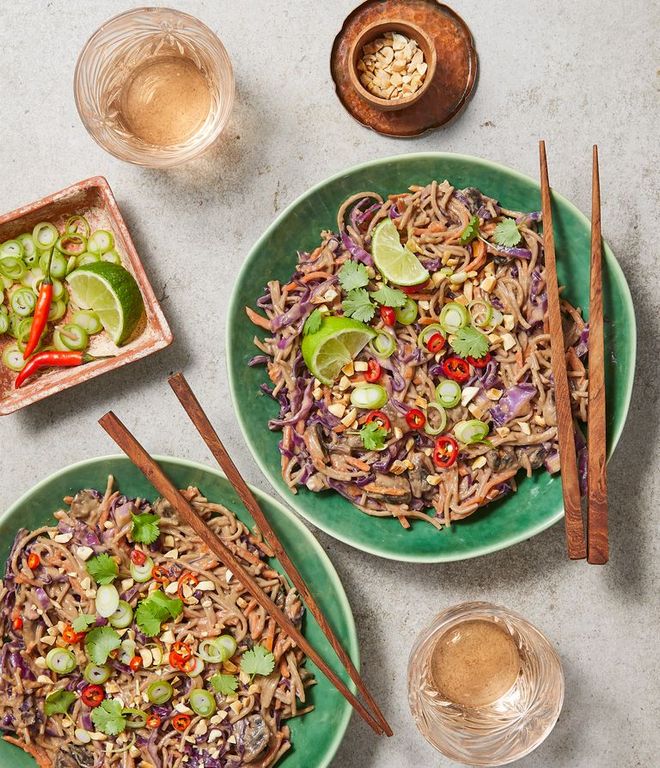 Photo of Peanut Slaw & Soba Noodles