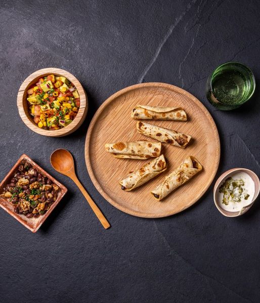 Photo of Refined Black Bean Taquitos