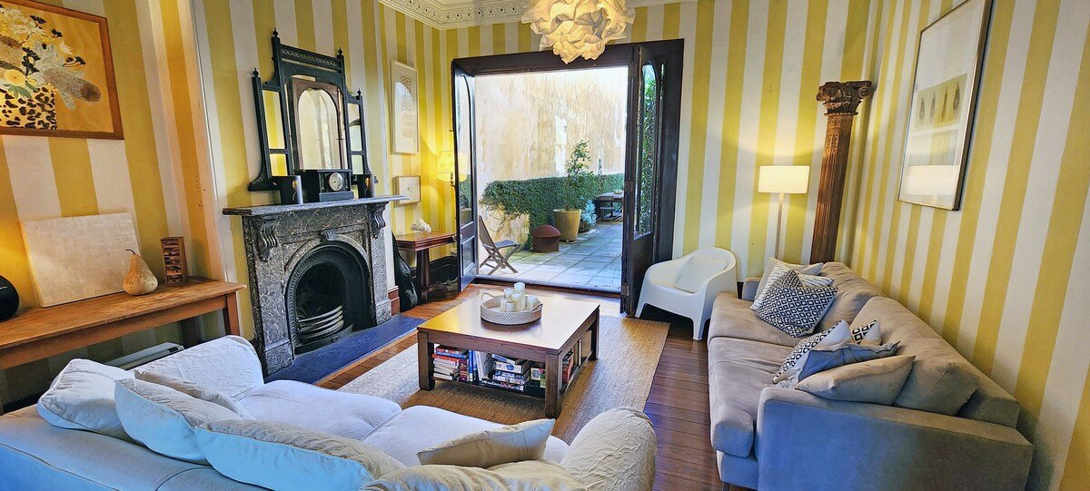 Grand Inner City Home with Secret Garden. Parking gallery image 3