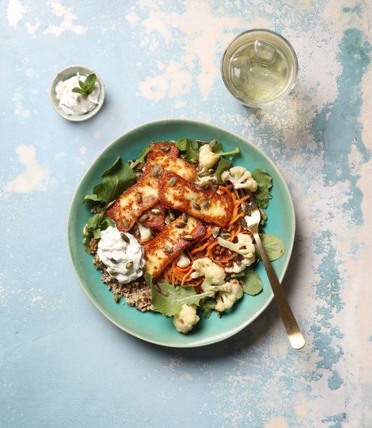 Photo of TURKISH HALLOUMI & BULGUR PILAF