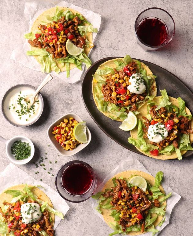 Photo of Bourbon BBQ Chicken Tortillas