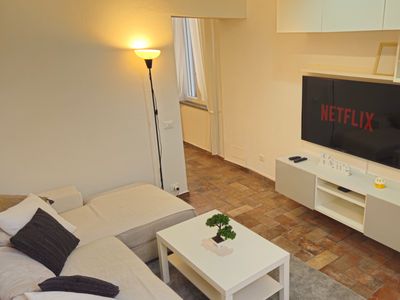 Cozy Modern Apartment with Terrace • Pantheon