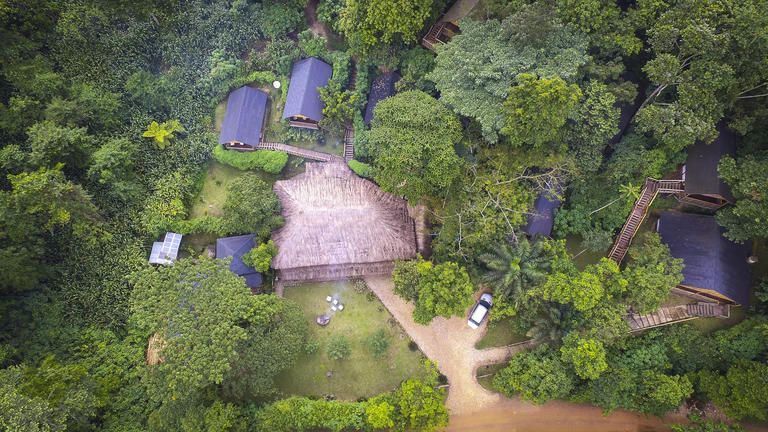 Buhoma Lodge - Aerial View