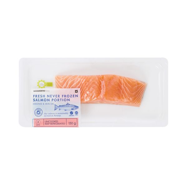 Photo of Fresh Never Frozen Salmon Portion 150 g