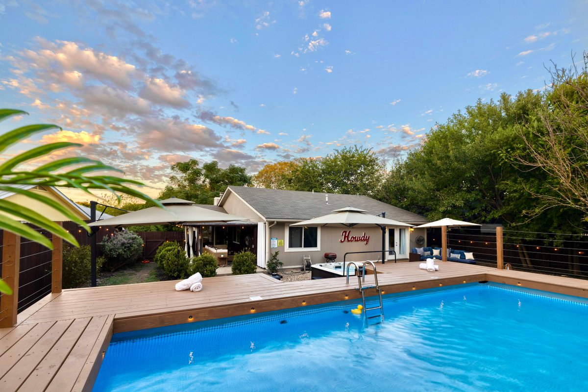 Hot Tub | Pool | Outdoor Movie Lounge | Spa Shower