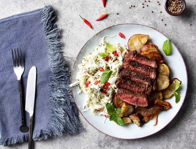 Photo of BEEF RUMP & TZATZIKI SLAW