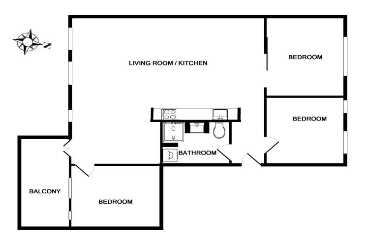 Big apartment close to Bella Center & Royal Arena gallery image 4