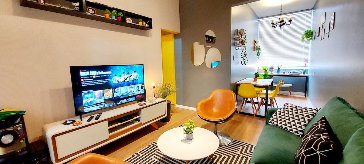 ! Apto Leblon 65 m² -2 Qd Praia+Estacionamento gallery image 2