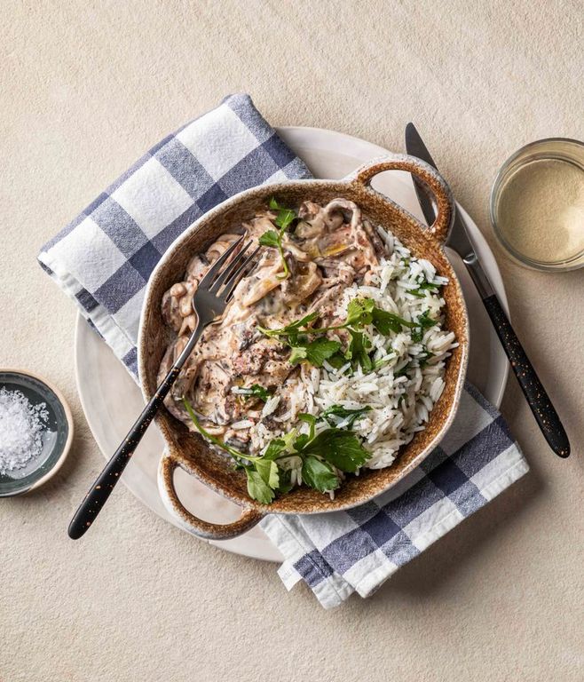 Photo of Mustardy Mushroom Stroganoff