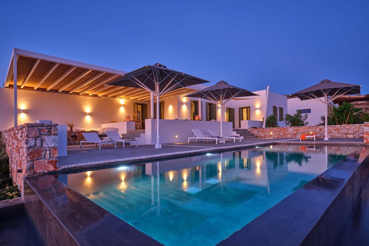Luxurious Boho Villa with Pool, Sea View & Sunsets gallery image 3
