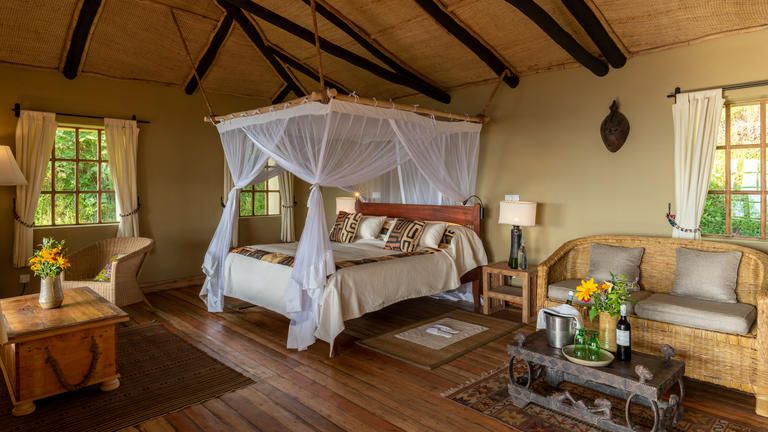Virunga Lodge Guest Bandas