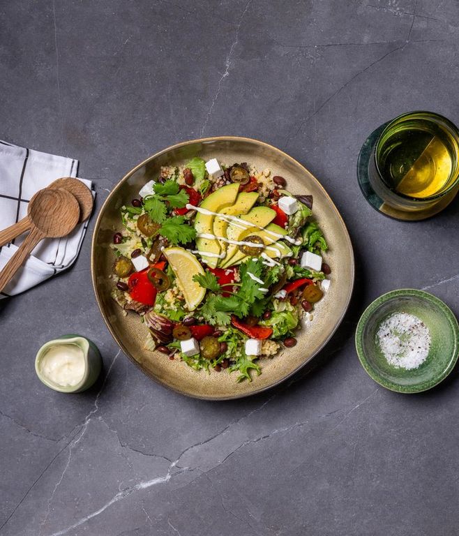 Photo of Harissa & Black Bean Salad