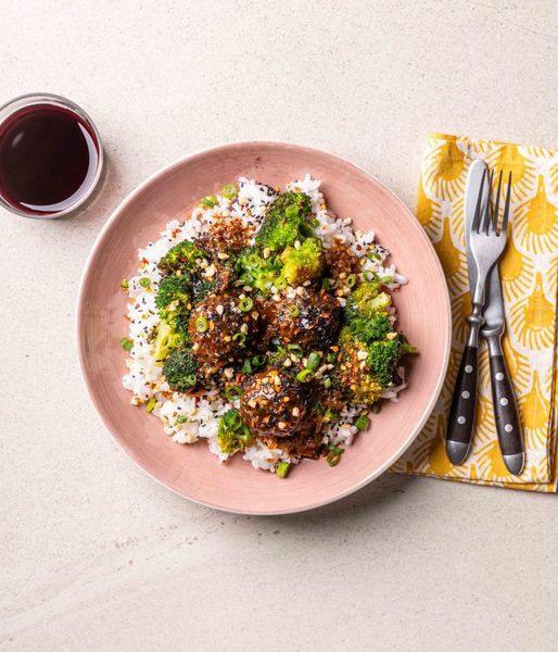 Photo of Honey-soy Beef Meatballs