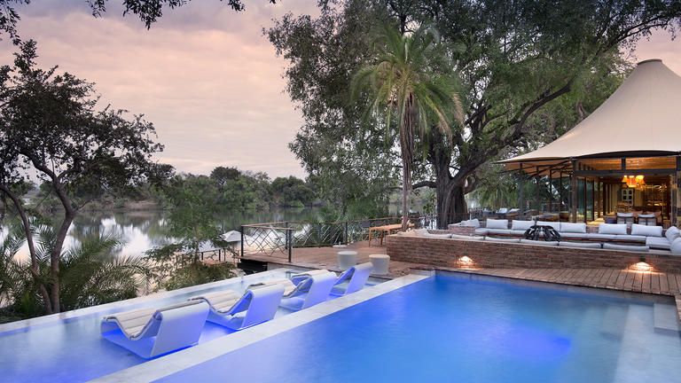 Thorntree River Lodge, Mosi Oa Tunya National Park, Zambia - Main pool
