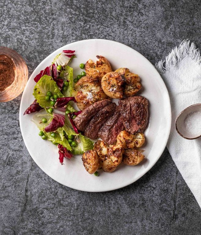 Photo of Garlic-rosemary Potatoes & Ostrich