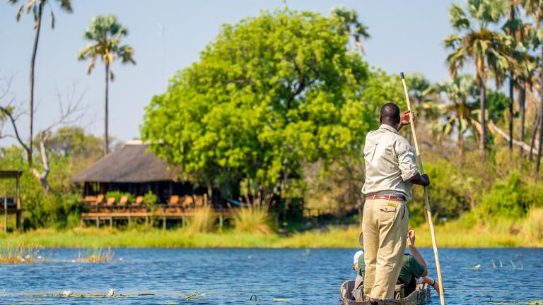 Delta Camp - Delta Camp consists of 7 unique letaka reed chalets built into and around the surrounding trees, giving the guest the experience of being one with and immersed in the Okavango Delta. Delta Camp offers their incredible Family Special – up to two Children Aged 16 and under, sharing a room with two full paying adults stay absolutely FREE!