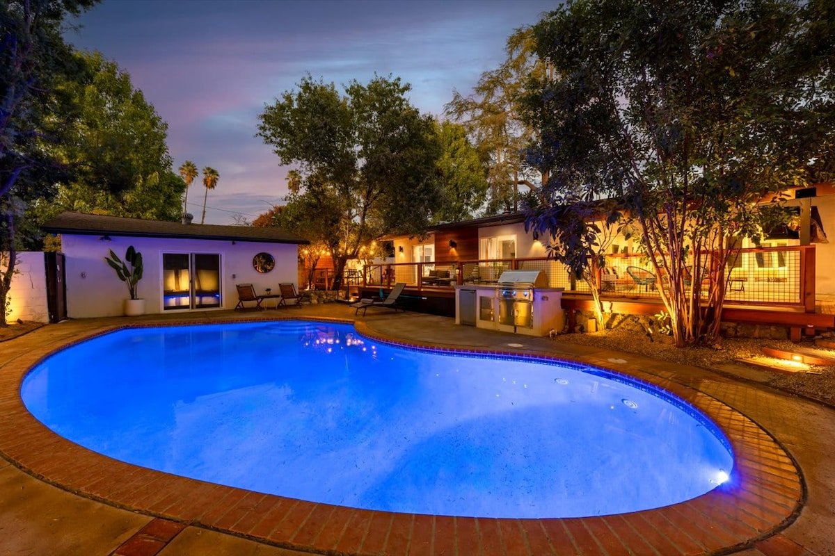 Ultimate LA Villa: Htd Pool, Ping Pong, BBQ, Gym gallery image 2