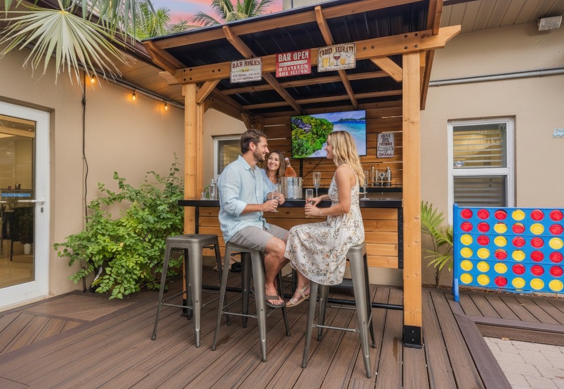 Outdoor Oasis with Heated Pool, Sauna, Bar & Golf gallery image 4